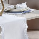 Ver imagem 4 de Trilho de Mesa Bordare Bordado 40x150cm Branco