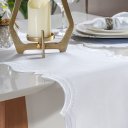 Ver imagem 3 de Trilho de Mesa Bordare Bordado 40x150cm Branco