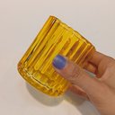 Ver imagem 5 de Castiçal Porta Vela Decorativo Home&co Vidro 8x7x7cm Amarelo