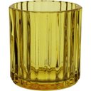 Ver imagem 1 de Castiçal Porta Vela Decorativo Home&co Vidro 8x7x7cm Amarelo