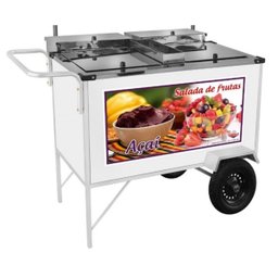 Carrinho de Salada de Frutas Açaí Luxo com Toldo Cefaz - 4