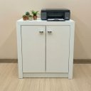 Ver imagem 5 de Balcão para Escritório 60cm com 2 Portas e 1 Prateleira ME4103 Branco