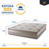 Colchão de Espuma D33 One Face Millenium Casal 138cm - 3