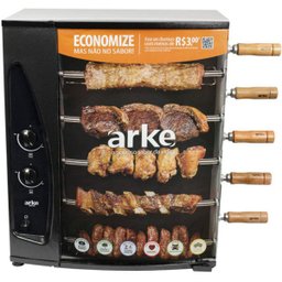Churrasqueira Rotativa a Gás Arke Suporta até 1.5 Kg Agr-05 - Bivolt - 2