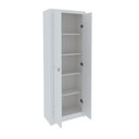 Ver imagem 3 de Armário para Escritório 171,5x60cm com 2 Portas e 5 Prateleiras ME4105 Branco