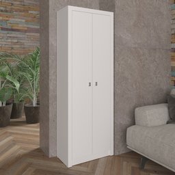 Armário para Escritório 171,5x60cm com 2 Portas e 5 Prateleiras ME4105 - 2