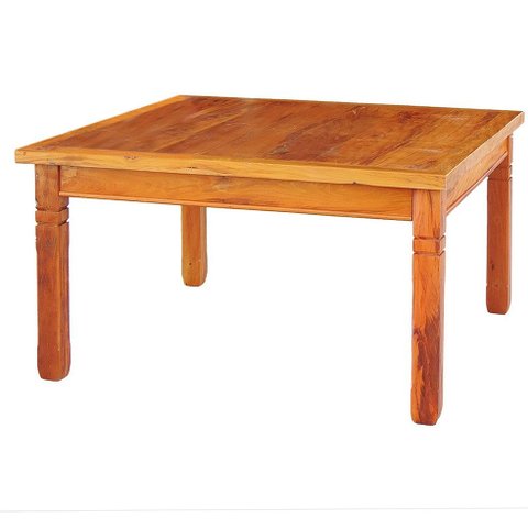 Mesa de Jantar 1,5 x 1,5 m Madeira Maciça Mhm