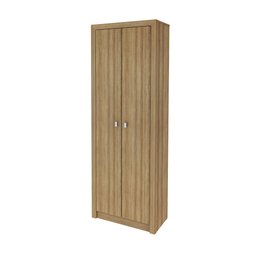 Armário para Escritório 171,5x60cm com 2 Portas e 5 Prateleiras ME4105 Marrom/Amendoa - 4 Armário para Escritório 171,5x60cm com 2 Portas e 5 Prateleiras ME4105 Marrom/Amendoa - 4