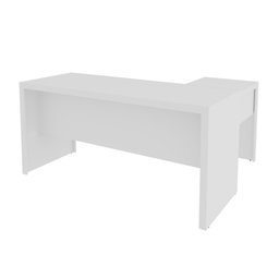 Mesa para Escritório em L com 3 Gavetas Me4106  - 10