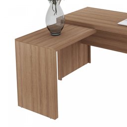 Mesa para Escritório em L com 3 Gavetas Me4106  - 6