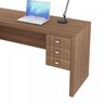 Escrivaninha Mesa Escritório em L com 3 Gavetas Me4106 - 6