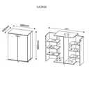 Ver imagem 5 de Sapateira  Sa3400