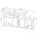Ver imagem 3 de Rack Tecno Mobili R1450
