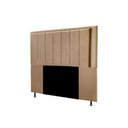 Ver imagem 1 de Cabeceira Opala Cama Box Solteiro 90cm Linho Bege