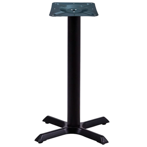Base de Mesa Ômega em Ferro Preto Pintura Eletrostática 71,50 cm (Altura).