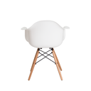 Ver imagem 4 de Poltrona Eames Dar com Braço Ór Design Branco