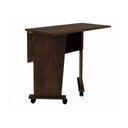 Ver imagem 7 de Mesa Notebook Escritório Dobrável Me4117 C/ Rodízios Preto - Tecno Mobili