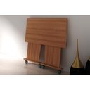 Ver imagem 6 de Mesa Notebook Escritório Dobrável Me4117 C/ Rodízios Preto - Tecno Mobili