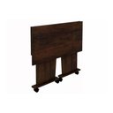 Ver imagem 4 de Mesa Notebook Escritório Dobrável Me4117 C/ Rodízios Preto - Tecno Mobili