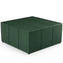Ver imagem 5 de Puff Decorativo para Sala de Estar Quadrado Milano 90x90cm W01 Facto Verde Musgo - Lyam Decor