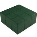 Ver imagem 2 de Puff Decorativo para Sala de Estar Quadrado Milano 90x90cm W01 Facto Verde Musgo - Lyam Decor