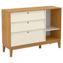 Ver imagem 2 de Berço Americano e Cômoda Sapateira Unique Off White Freijó Eco Wood - Matic