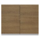 Ver imagem 6 de Armário De Cozinha Aéreo 100% MDF 80 cm 2 Portas Branco/Rustic Acordes Madesa
