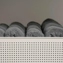 Ver imagem 3 de Kit Caixas Organizadoras com Tampa Flow 3l 5,4l e 12l Bege Empilháveis Lavanderia Closet