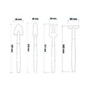 Ver imagem 3 de Conjunto De Ferramentas Para Vasos 4 PEÇAS, Cabos De Madeira Tramontina Ref: 78104/801