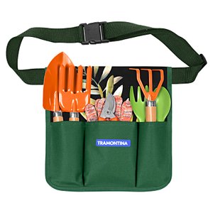 Kit Ferramentas para Jardim com Cinto 8 Peças - Tramontina