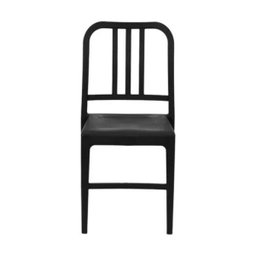 Cadeira Empilhavel Navy Polipropileno Preta - 2