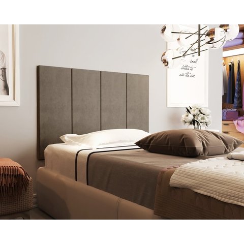 Painel de Cabeceira Cama Box 0,90 Million Varias Cores - Comprar Móveis em Casa:marrom