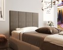 Ver imagem 1 de Painel de Cabeceira Cama Box 0,90 Million Varias Cores - Comprar Móveis em Casa:marrom