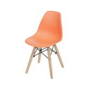 Ver imagem 6 de Cadeira Infantil Eames Wood Laranja 1102b Or Design