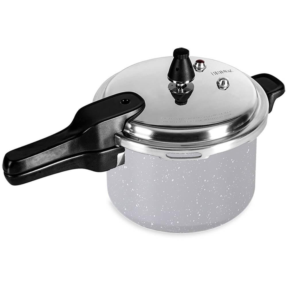 Panela de Pressão Indução Antiaderente Brinox 4,2l Ceramic Life Super Gris Cinza 4954/101