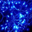 Ver imagem 2 de Cascata 200 Leds Enfeite Natal Pisca Pisca Decoração Azul