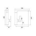 Ver imagem 2 de Misturador Monocomando Cozinha LorenLike black 2257 B78