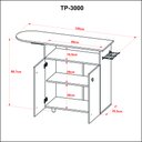 Ver imagem 4 de Tábua de Passar com Organizador Tp3000