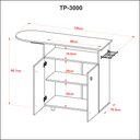 Ver imagem 4 de Tábua de Passar com Organizador TP3000 Branco