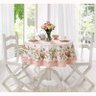 Toalha de Mesa Redonda 4 Lugares Rose 1,55 M com 1 Peça Rosa - Lepper - 2