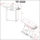 Ver imagem 4 de Tábua de Passar com Organizador TP3020 Branco
