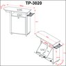 Tábua de Passar com Organizador  Tp3020 - 4