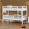Beliche Infantil Dreams com Grade de Proteção Madeira Maciça Branco Megamobilia - 1