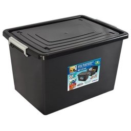 Caixa Organizadora Multiuso Plástica 56 Litros C Tampa - 1 Caixa Organizadora Multiuso Plástica 56 Litros C Tampa - 1