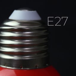 Lâmpada Led 3w Bolinha Vermelho E27 Irc 80 Ang 160º Fp >0.5 110v Marca Hitec - 5