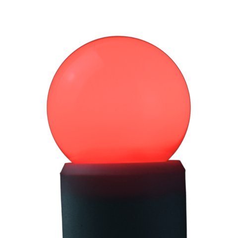 Lâmpada Led 3w Bolinha Vermelho E27 Irc 80 Ang 160º Fp >0.5 110v Marca Hitec