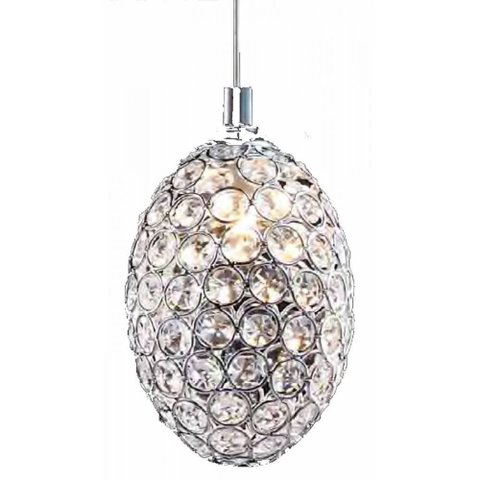 Pendente Goutte Cromado 15cm G9 40w - Ga014 - Bella