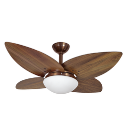 Ventilador de Teto Infinity Lótus Chocolate 4 Pás Imbuia 110 V 1025 Lótus 4P - 1