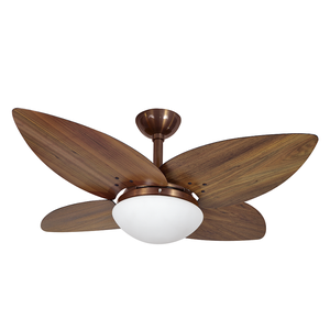 Ventilador de Teto Infinity Lótus Chocolate 4 Pás Imbuia 110 V 1025 Lótus 4P