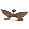 Ventilador de Teto Infinity Lótus Chocolate 4 Pás Imbuia 110 V 1025 Lótus 4P - 1